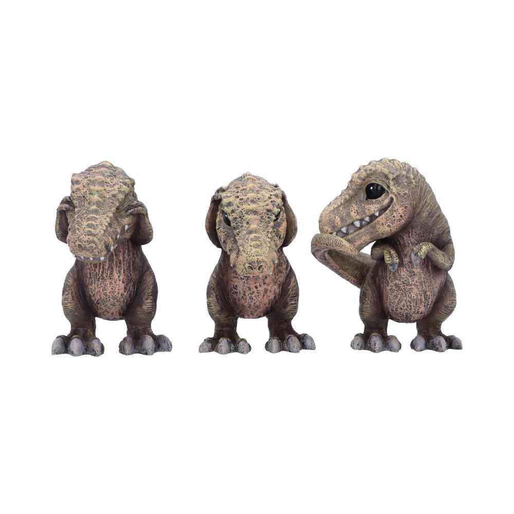 Nemesis Now - Three Wise Tyrannosaurus Rex Beeldjes/figuren - Multicolours